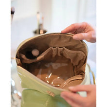 Load image into Gallery viewer, CAROLINE HILL CAPRI LARGE POUCH LIME