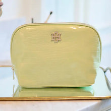 Load image into Gallery viewer, CAROLINE HILL CAPRI LARGE POUCH LIME