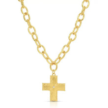 Load image into Gallery viewer, Cross Statement Necklace