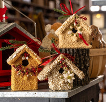 Load image into Gallery viewer, Poinsettia Birdie Cottages