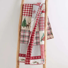 Load image into Gallery viewer, Home for Christmas Quilted Thow