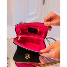 Load image into Gallery viewer, CAROLINE HILL IBIZA SMALL POUCH BLACK NYLON