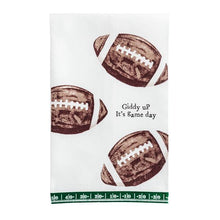 Load image into Gallery viewer, MUDPIE FOOTBALL TEA TOWEL