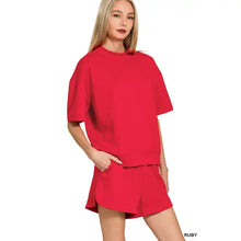 Load image into Gallery viewer, Scuba Short Sleeve Dolphin Shorts Set
