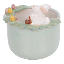 Load image into Gallery viewer, Bunny Garden Flower Pot

