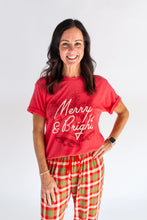 Load image into Gallery viewer, Merry &amp; Bright Red Shirt
