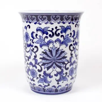 8 OAK LANE BLUE CHINOISERIE PLANTER LARGE