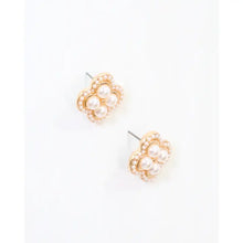 Load image into Gallery viewer, CAROLINE HILL LINDELL PEARL STUDS
