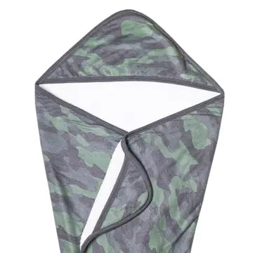 PREMIUM BABY KNIT HOODED TOWEL- HUNTER