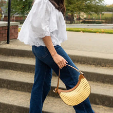 Load image into Gallery viewer, Daisey Rattan Crossbody
