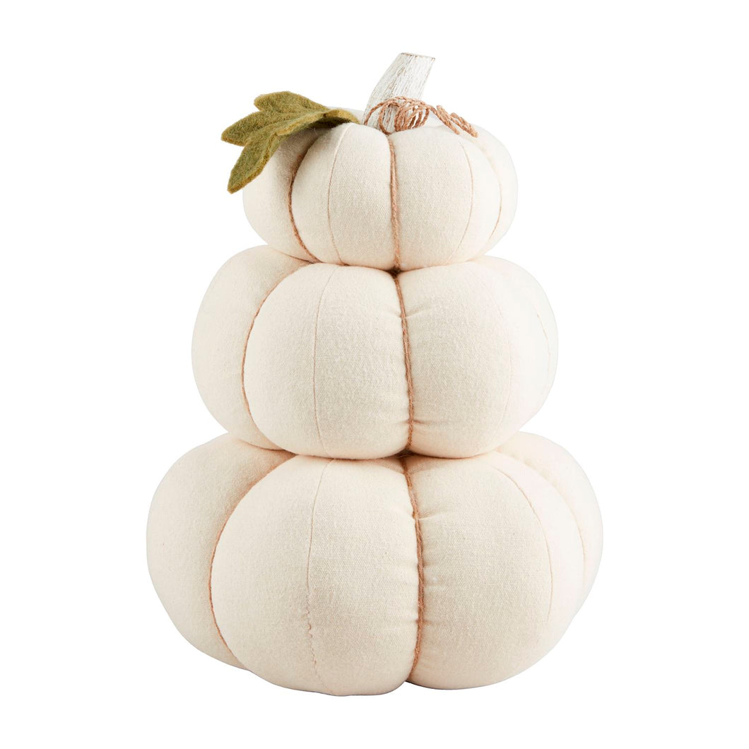 MUDPIE CREAM STACKED PUMPKINS
