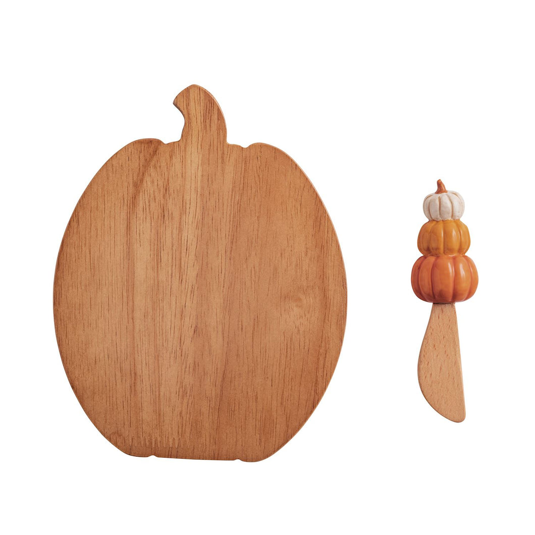 MUDPIE PUMPKIN BOARD SET AND SPREADER