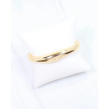Load image into Gallery viewer, CAROLINE HILL BIMBERI GOLD HINGED BANGLE BRACELET
