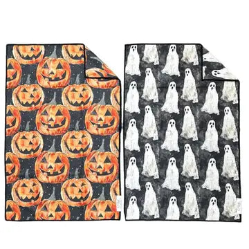 CRAE DOUBLE SIDED HAND TOWEL PUT A LIGHT IN IT/OH SHEET SET OF 2