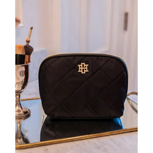 Load image into Gallery viewer, CAROLINE HILL IBIZA SMALL POUCH BLACK NYLON
