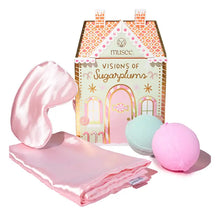 Load image into Gallery viewer, Musee Visions of Sugarplums Bath and Eye Mask Set

