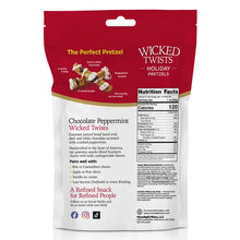 Load image into Gallery viewer, Wicked Twist Chocolate Peppermint Holiday Pretzels
