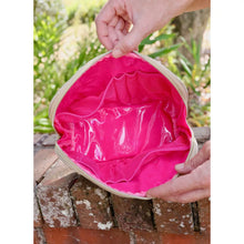 Load image into Gallery viewer, CAROLINE HILL CAPRI LARGE POUCH CHAMPAGNE POP
