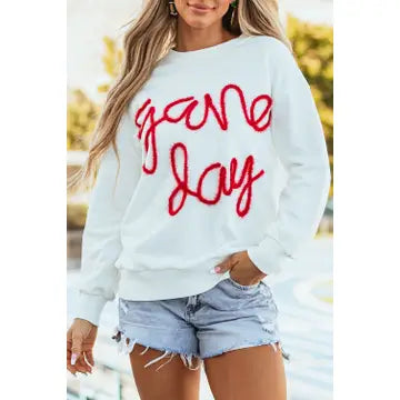 LDC GAME DAY SWEATSHIRT WHITE