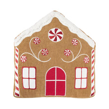 Load image into Gallery viewer, Gingerbread Village House Pillow
