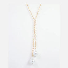Load image into Gallery viewer, CARLOINE HILL ASHMORE BAROQUE PEARL Y NECKLACE
