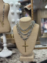 Load image into Gallery viewer, Gina Carmen Cross Necklace 011-34
