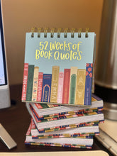 Load image into Gallery viewer, 52 Weeks of Book Quotes Desk Flip Calendar
