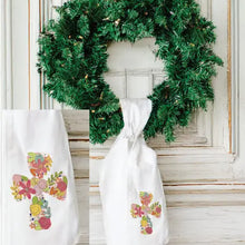 Load image into Gallery viewer, Floral Cross Wreath Sash
