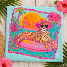 Load image into Gallery viewer, PREPPY SUMMER LEOPARD TANK
