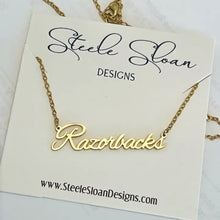 Load image into Gallery viewer, Gold Razorback Necklace
