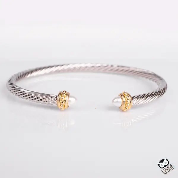 Classic Cable Bangle – The Antique Rose