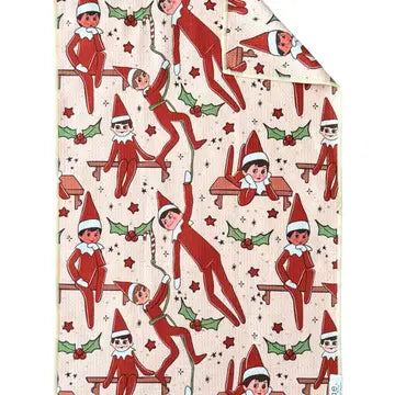 CRAE JOLLY JINGLES DOUBLE SIDED HAND TOWEL