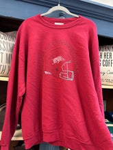 Load image into Gallery viewer, Arkansas Razorback Helmet Sweatshirt
