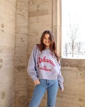 Load image into Gallery viewer, Arkansas Razorback Crew Sweatshirt
